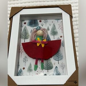 Lawrence Frames 5x7 Shadow Box Handmade Yarn Doll Woodland Art Decor